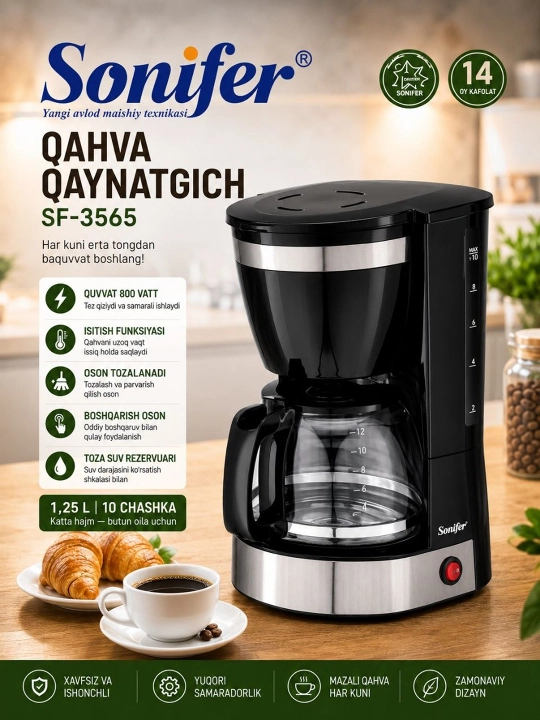 Sonifer SF-3565 qahva qaynatgichi