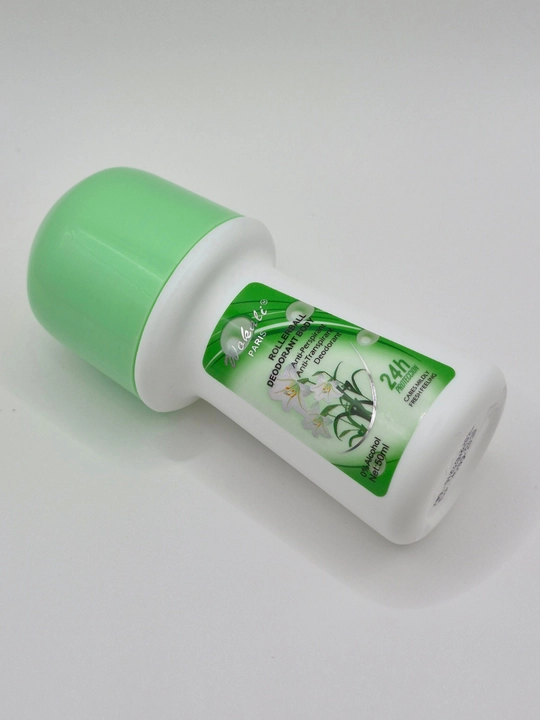 Rolikli dezodorant-antiperspirant Wokali Rollerball nilufar ifori, 24 soat himoya, 50 ml