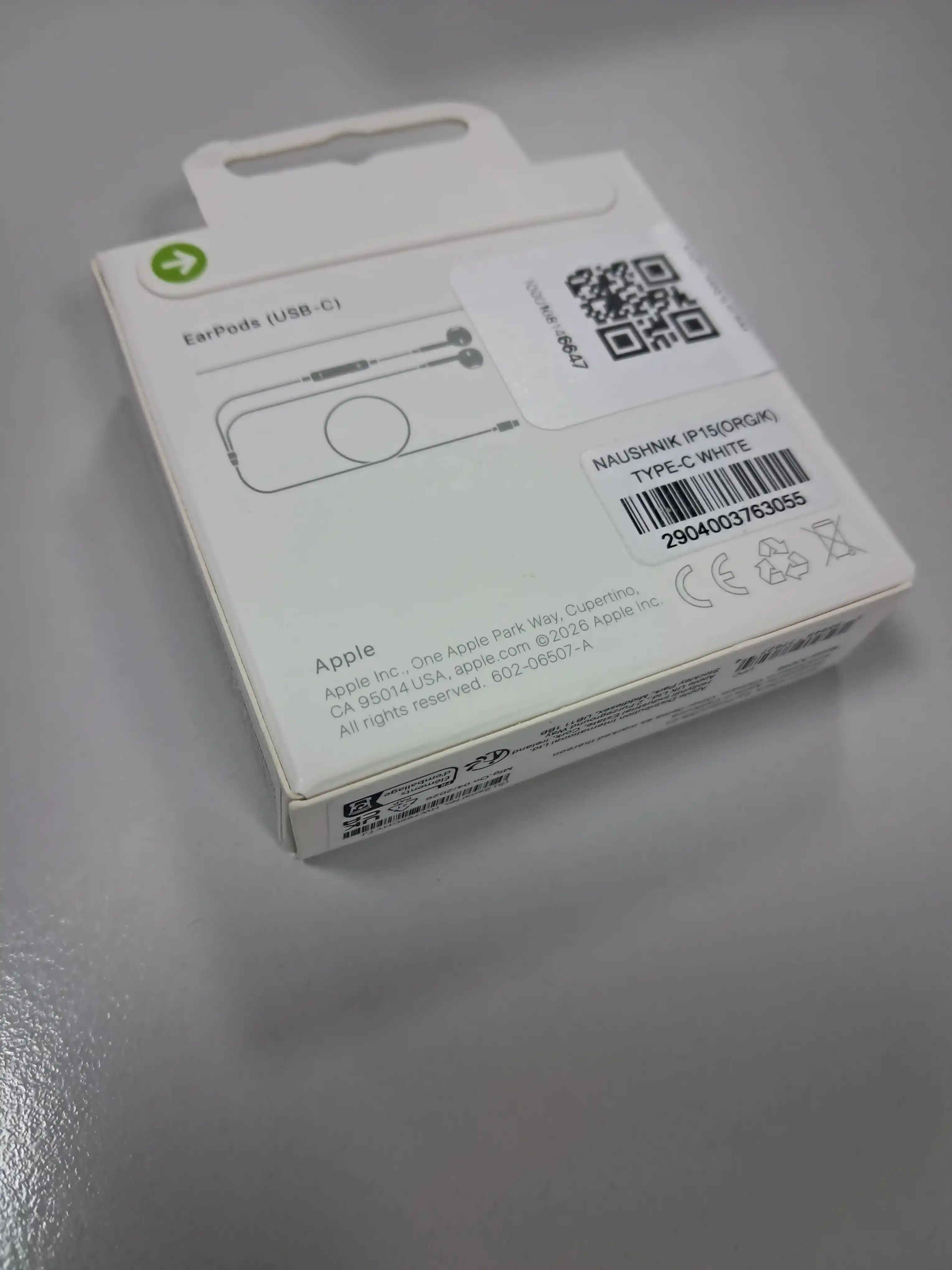 Apple EarPods ORG Lightning / USB-C — проводные наушники с микрофоном и пультом управления