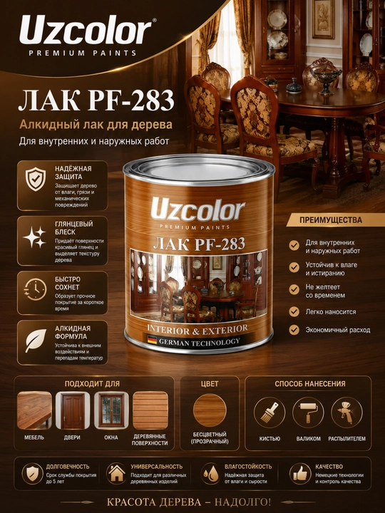 UZCOLOR Premum  lak PF 283