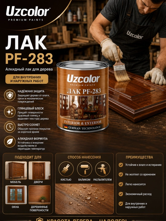 UZCOLOR Premum  lak PF 283
