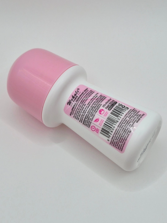 Rolikli Wokali Paris Rollerball Deodorant Body (Atirgul ifori), 24 soat himoya, 50 ml