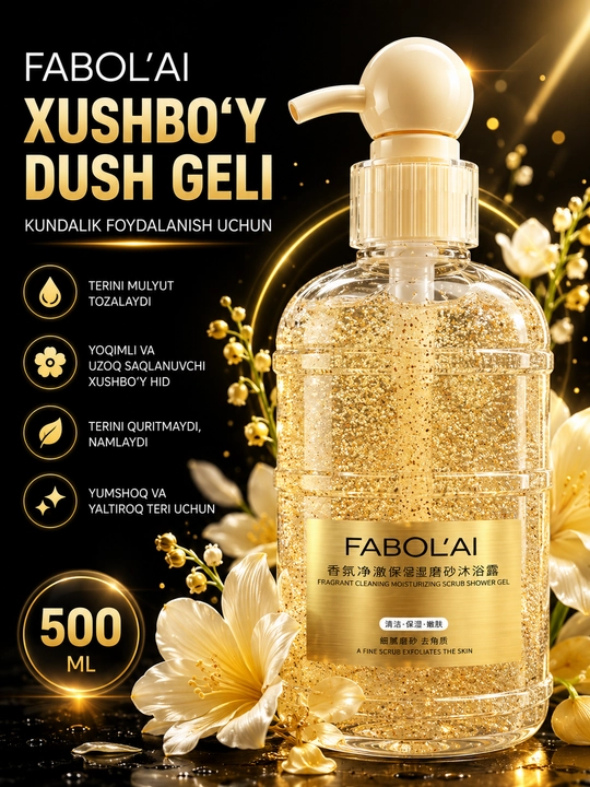 Ароматизированный гель для душа FABOL'AI, для ежедневного использования, 500 мл - 