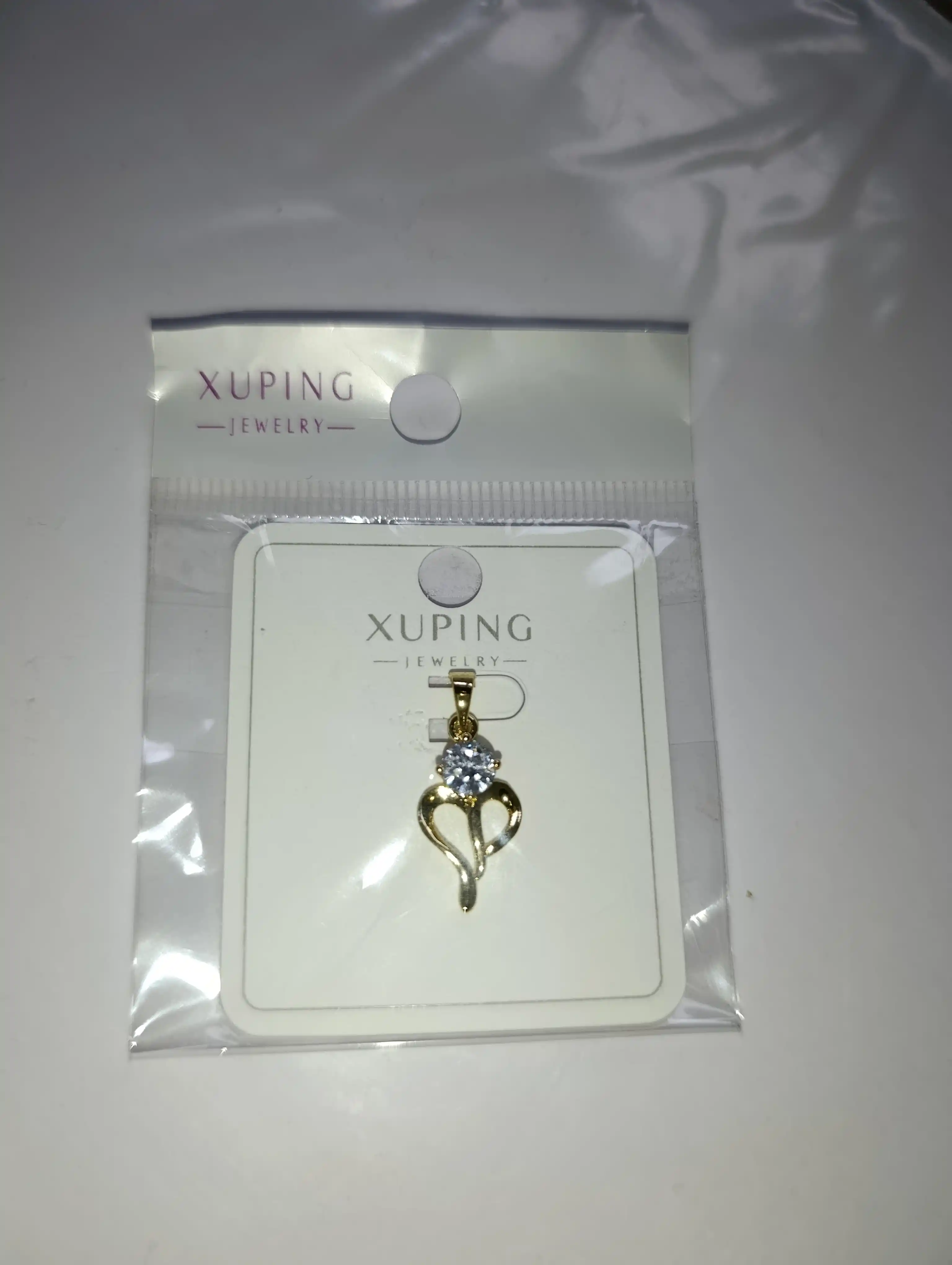 Кулон Xuping женский, на цепочку, с камнями, гипоаллергенный