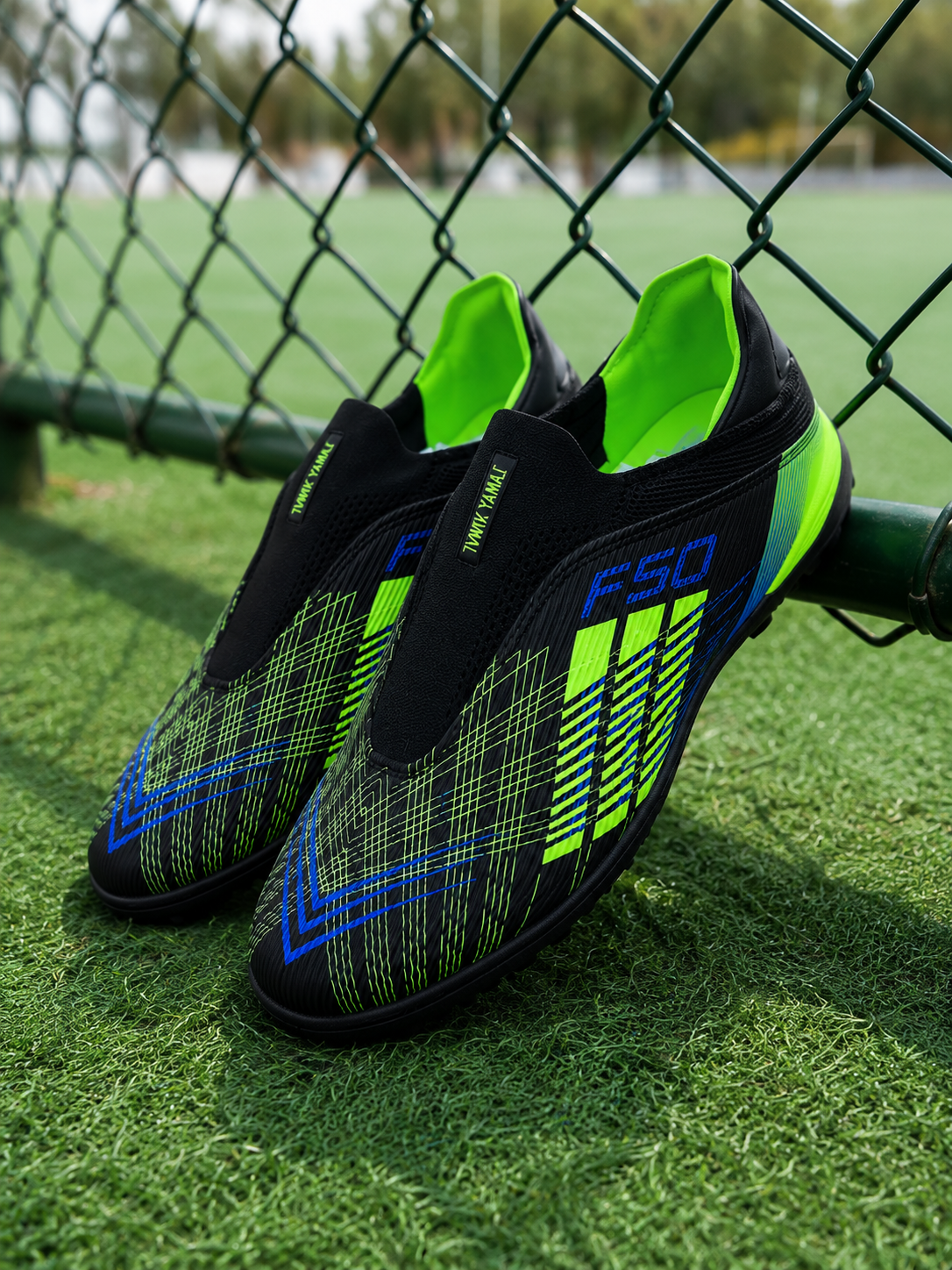 F50 Lamine Yamal futbol butsi turf krossovka erkaklar mini futbol oyoq kiyim
