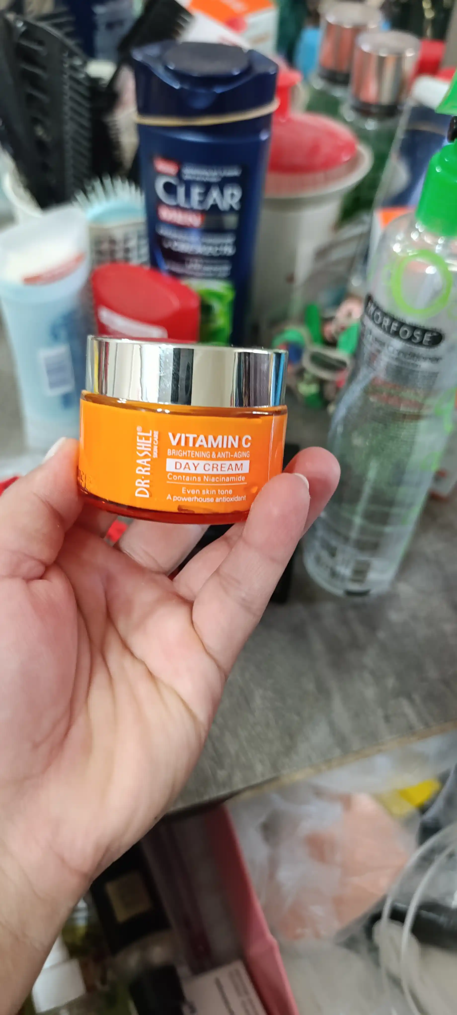 Dr.Rashel Vitamin C li kunduzgi yuz kremi, ajinlarga qarshi va yorqinlashtiruvchi, 50 g