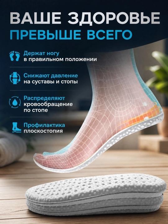 Стельки для обуви ортопедические