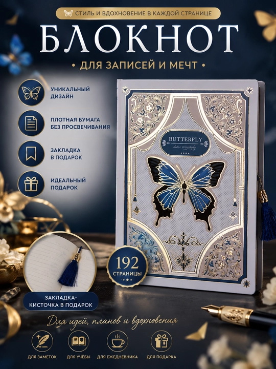 Kapalakli estetik daftarcha, 192 varoq  - 