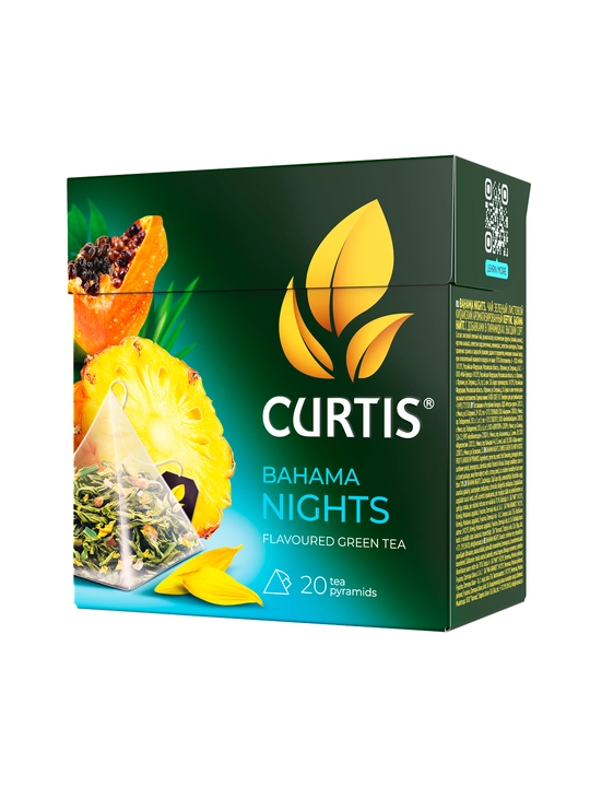 Ko‘k choy piramidali Curtis "Bahama Nights" ananas bo‘laklari bilan, 20 dona