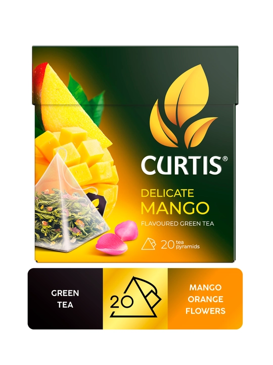 Ko‘k choy piramidali Curtis "Delicate Mango", 20 dona - 