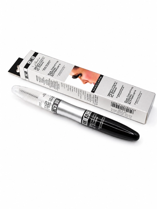 Kipriklar uchun 2 bosqichli tush ADS Eye Catching 2 Step Mascara uzaytiruvchi va hajm