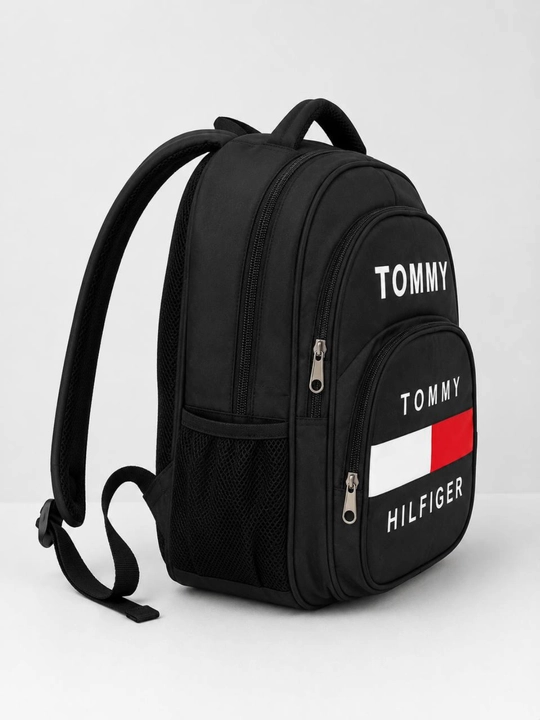Bolalar maktab ryukzagi Tommy uslubi qora ryukzak o'g'il va qizlar uchun