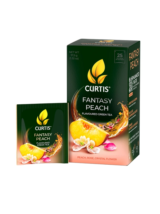 Ko‘k choy paketchali Curtis "Fantasy Peach", 25 paket