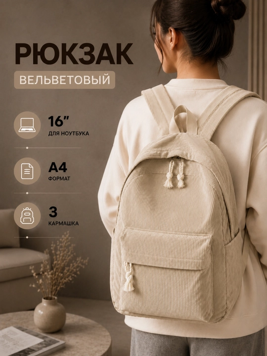 Maktab ryukzagi, velvet, ayollar, erkaklar, bolalar uchun popka, maktab sumkasi