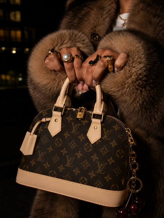 Qizlar uchun Louis Vuitton uslubidagi klassik luis vitton klach sumka mini sumka