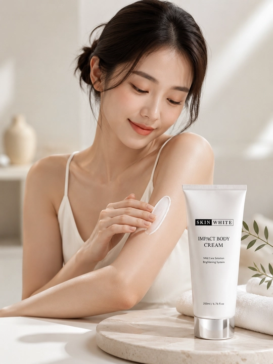 Skin White Body Cream крем для тела увлажняющий осветляющий уход 200 мл