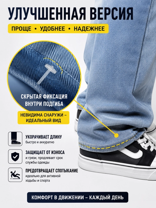Jinsi va shimlarni qisqartirish uchun silikon mahkamlagichli to‘pponcha, 5 ta igna, 100 ta skoba