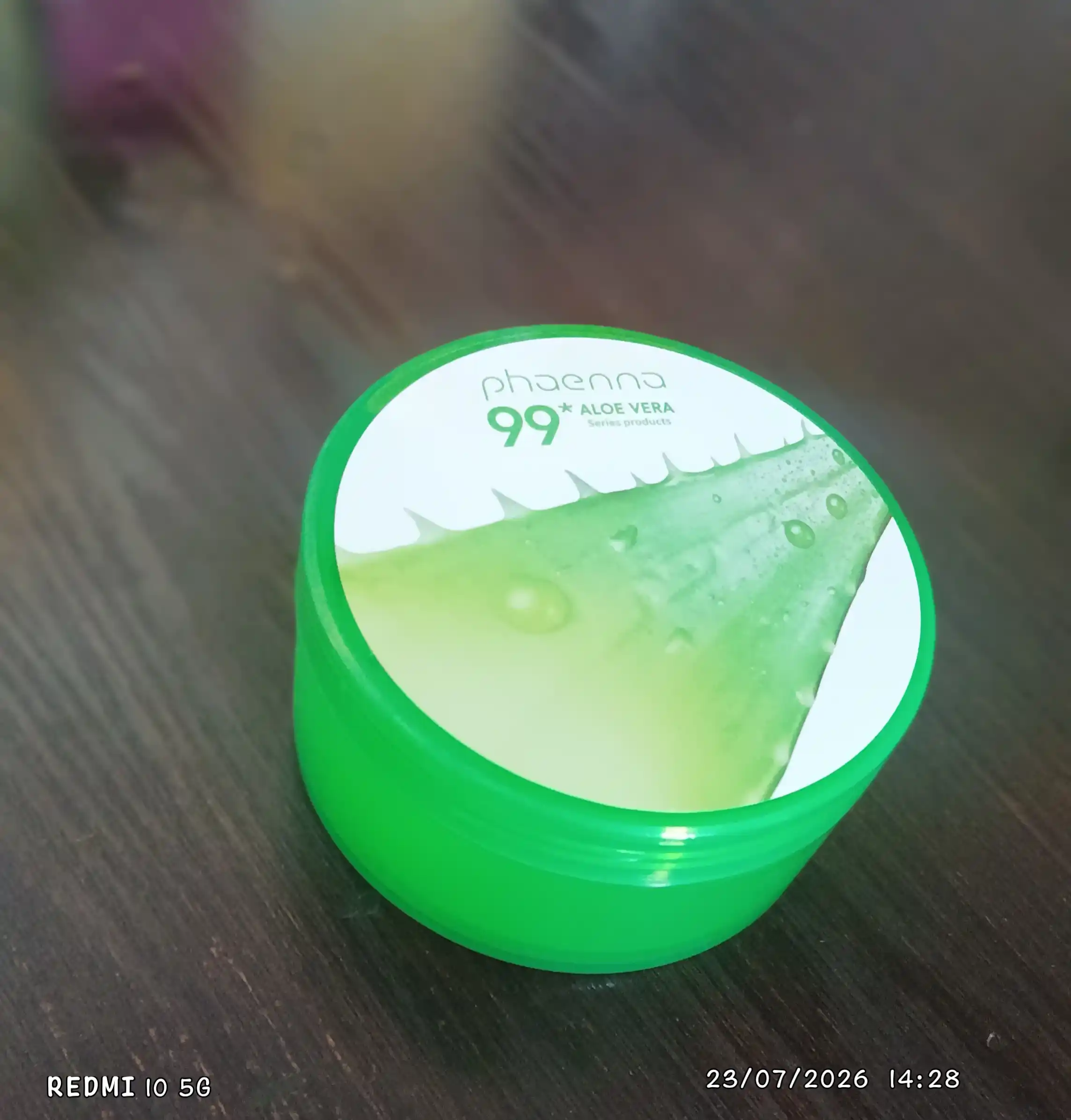Yuz va tana uchun Aloe Vera, aloe bilan namlantiruvchi gel, 99% tiklovchi gel, 100 ml