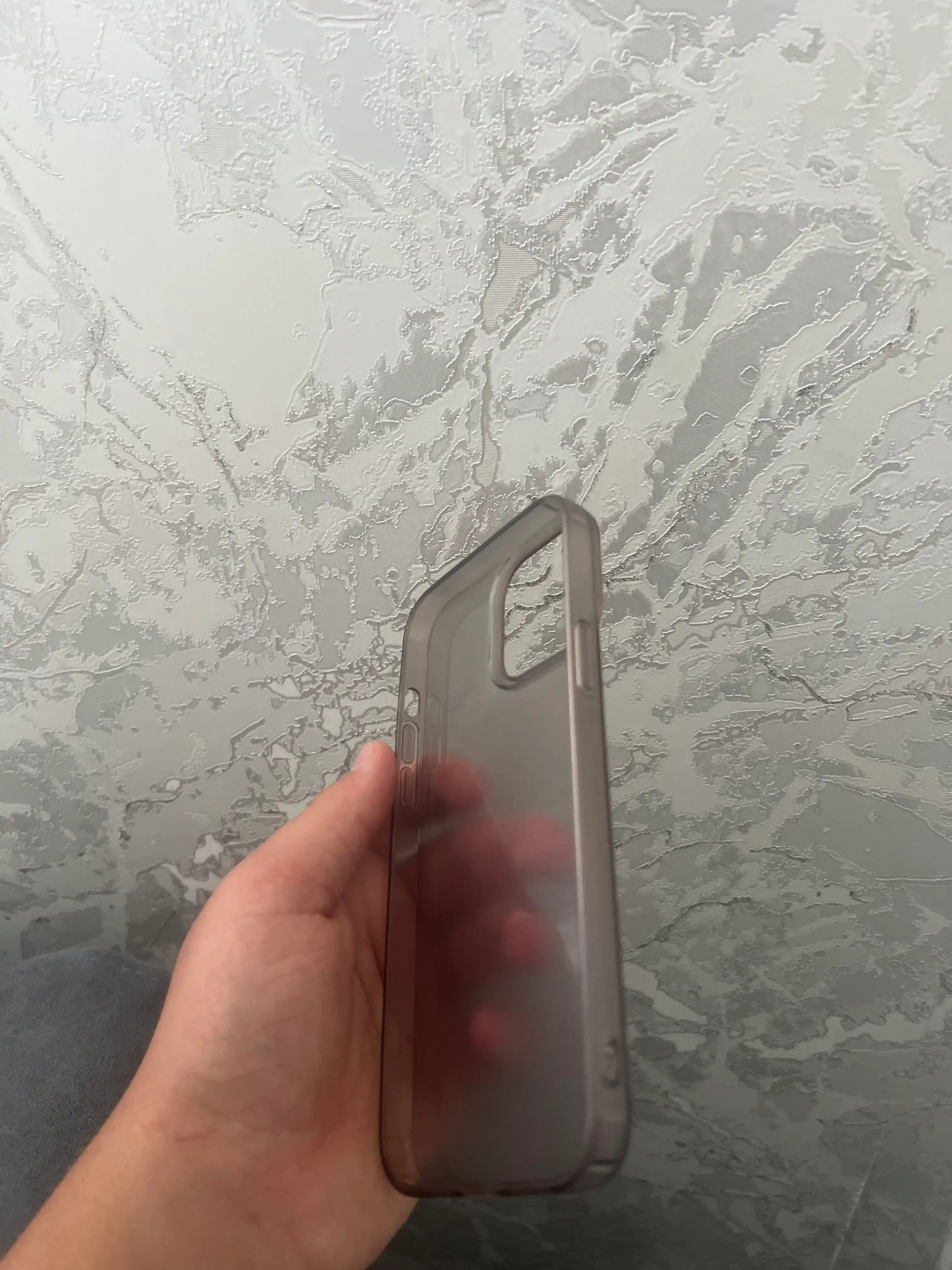 Матовый прозрачный чехол на iPhone X, 11, 12, 13, 14, 15, 16, 17 Pro, Pro Max