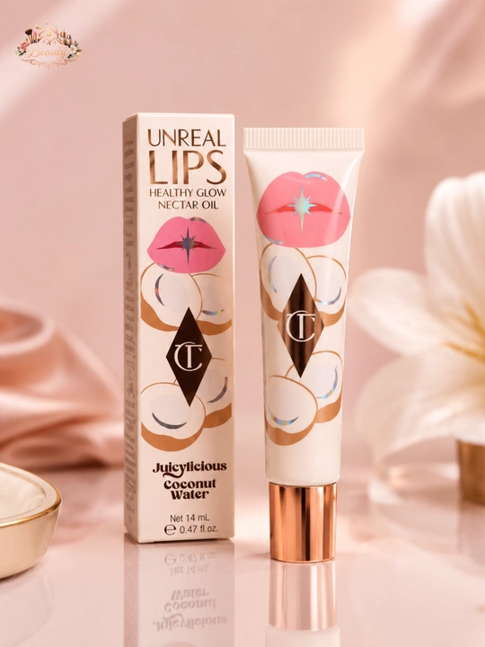 Масло для губ с кокосом и сияющий блеск Charlotte Tilbury Unreal Lips, 14 мл
