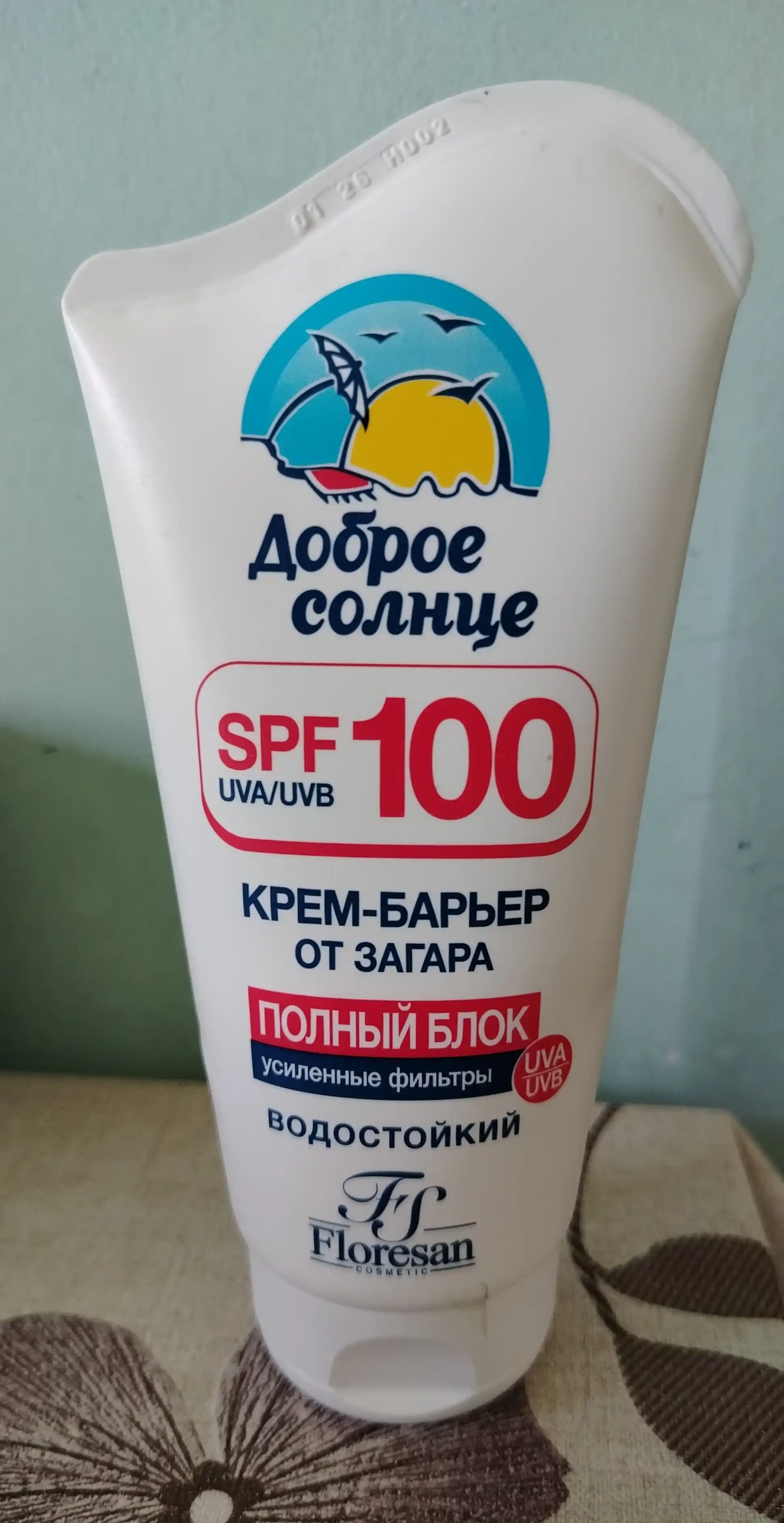 Krem Floresan maksimal quyoshdan himoya qiluvchi F-101, 125 ml