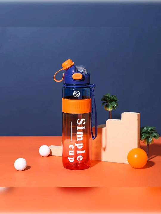 Детская спортивная бутылка для воды с трубочкой BPA FREE, герметичная, 500 мл - 