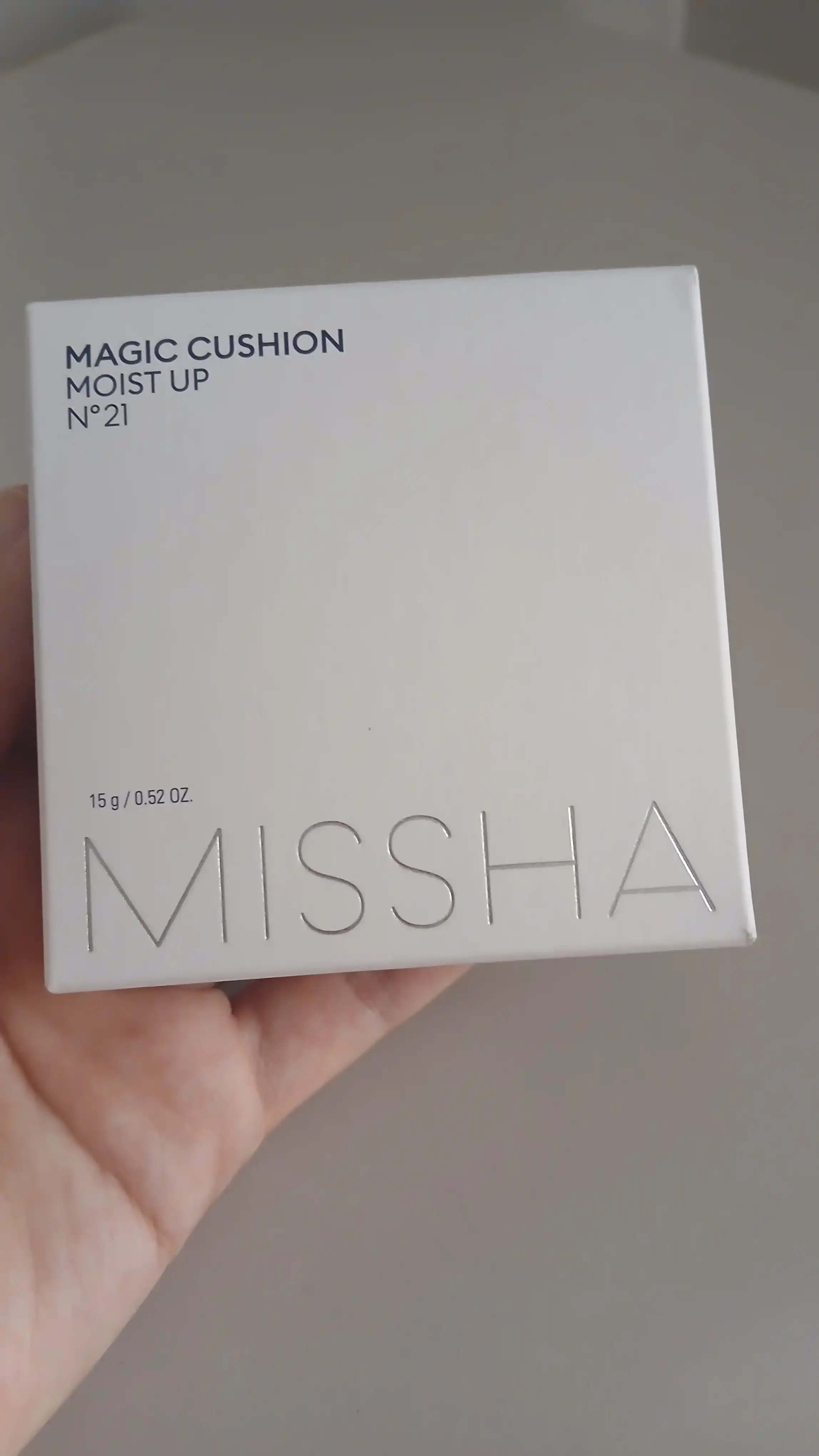Namlovchi tonal yostiqcha Missha Magic Cushion Moist Up SPF50+ PA+++