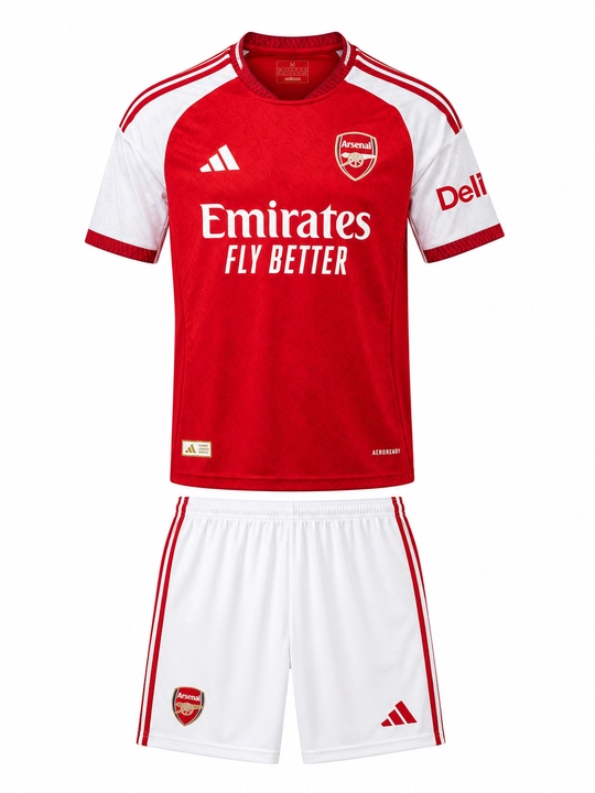 Футбольная форма Arsenal Home 2026/2027 (комплект) – футболка и шорты