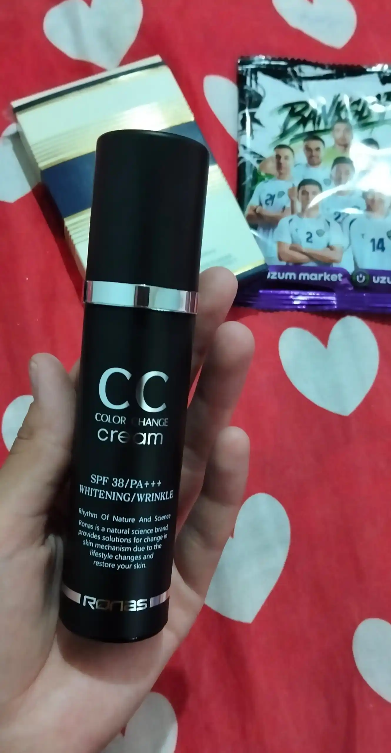 Ronas CC quyoshdan himoyalovchi krem SPF 38 PA+++, 50 ml