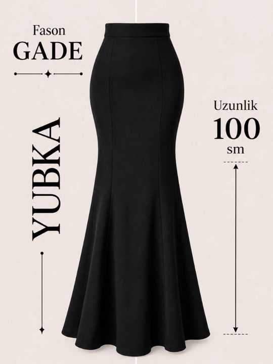 Ayollar va qizlar uchun zamonaviy Gade yubka - 