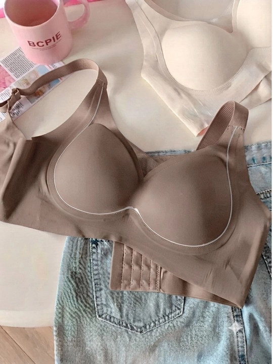 Simsiz choksiz byusgalter, silliq chashkali, ayollar uchun lifchik, top-bra - 
