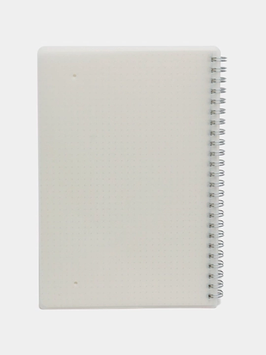 DEPAI Nuqtali Prujinali Bloknot B5, 175×252 mm, 80 varaq, Suvga chidamli muqovali, rezina