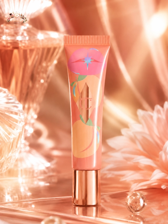 Shaftolili lab yog‘i va yaltiroq gloss,Charlotte Tilbury Unreal Lips Pure Peach, 14 ml