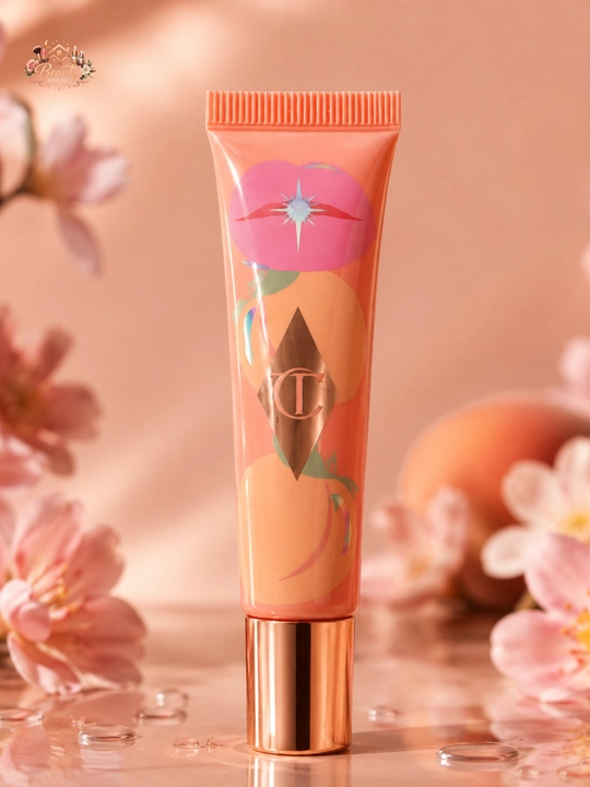 Shaftolili lab yog‘i va yaltiroq gloss,Charlotte Tilbury Unreal Lips Pure Peach, 14 ml - 