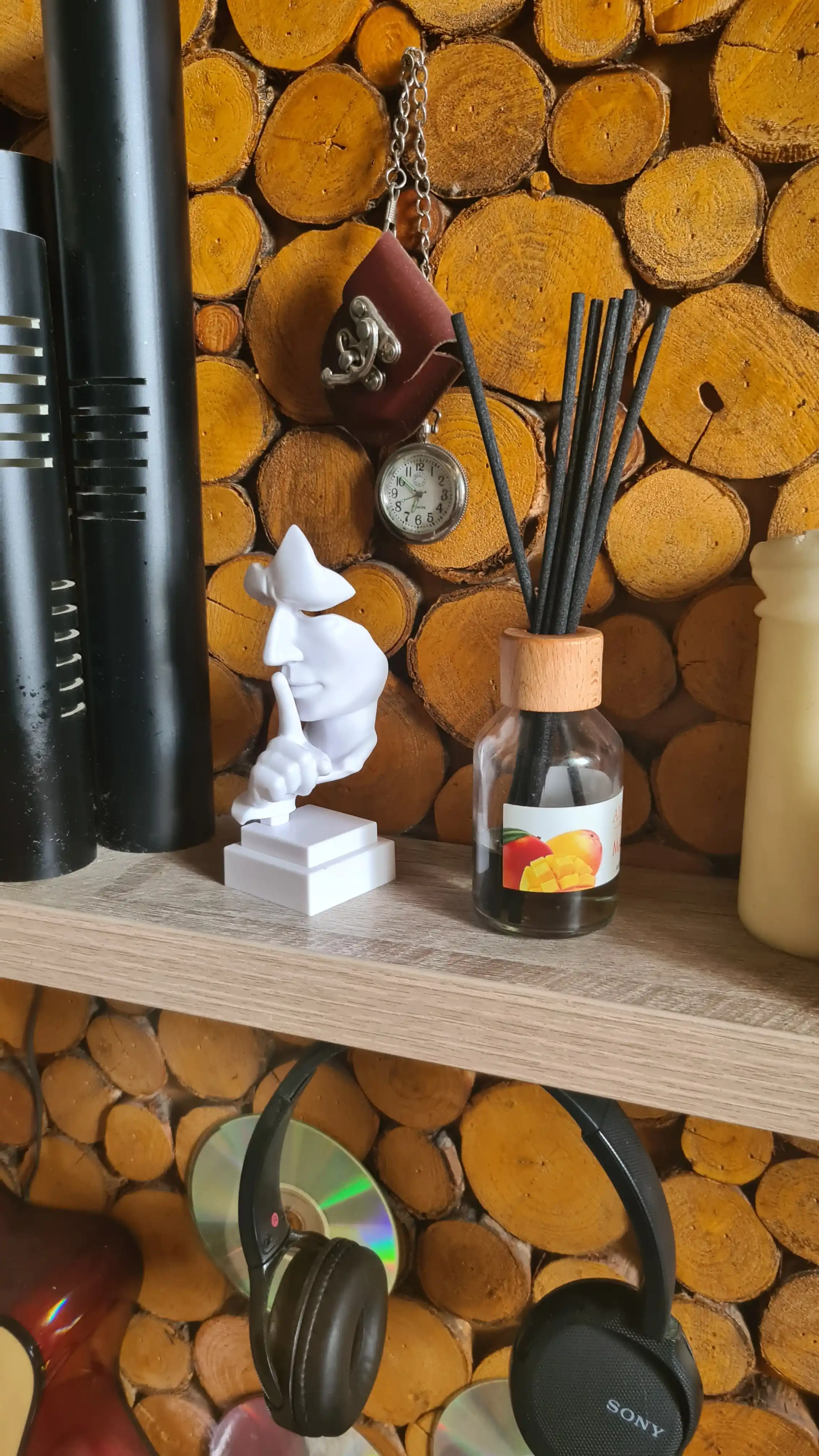 Статуя молчания, минималистичный дизайн, сувенир, антистресс
