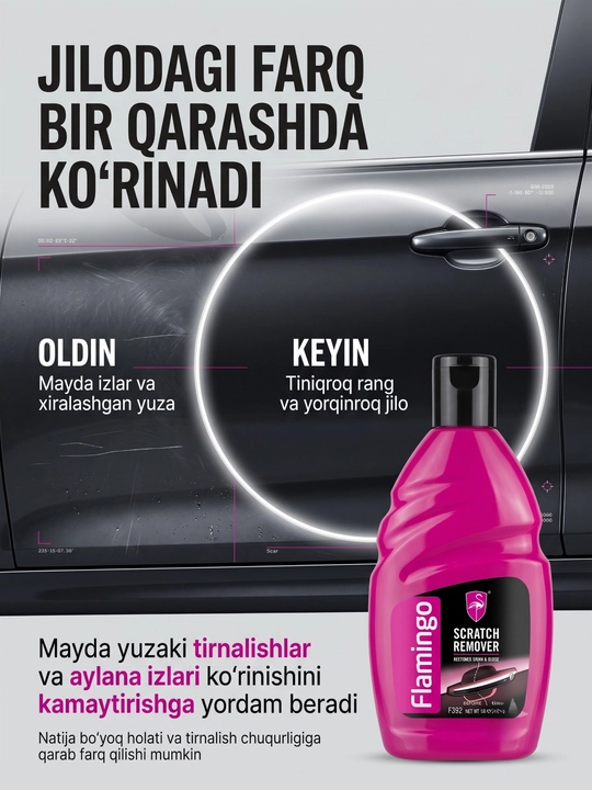 Средство для удаления царапин с кузова автомобиля — Scratch Remover, 250–300 мл