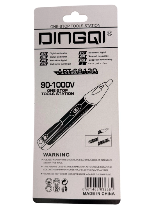 Dingqi 68120 elektron kontaktsiz kuchlanish testeri
