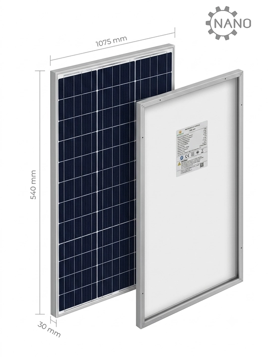 Greensun Solar 100W quyosh paneli 2 dona - 