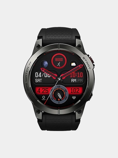 Smart watch Zeblaze Stratos 3 AMOLED 466x466, GPS, Bluetooth qo'ng'iroq, IP68, puls SpO2