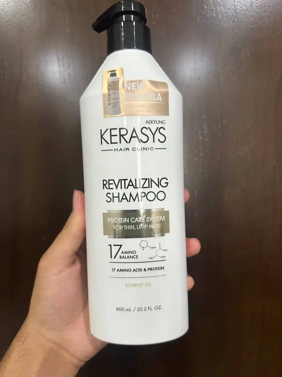 Kerasys Revitalizing ingichka va xira sochlar uchun hajm beruvchi proteinli shampun