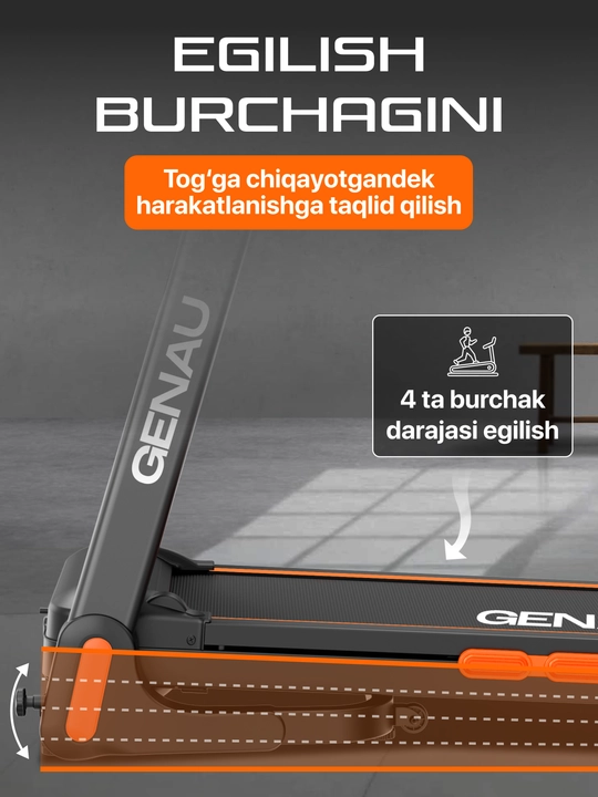 GENAU X50 yugurish yo‘lagi, elektr *RT2-18A