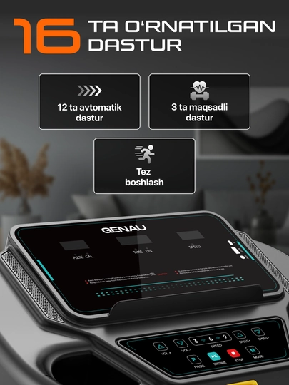 GENAU X50 yugurish yo‘lagi, elektr *RT2-18A