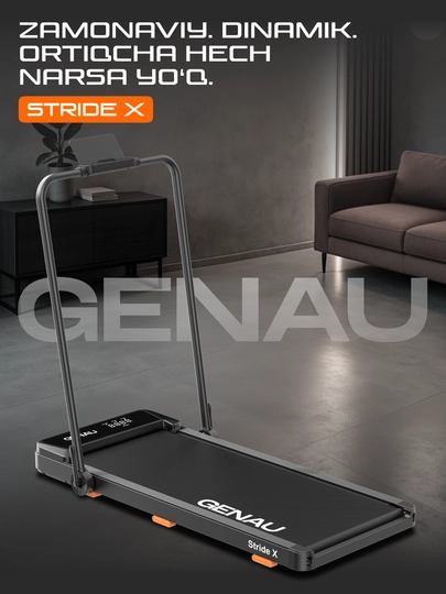 Yugurish yo'lakchasi Genau New Stride X, shovqinsiz, 110 kg gacha, RT2-19B - 