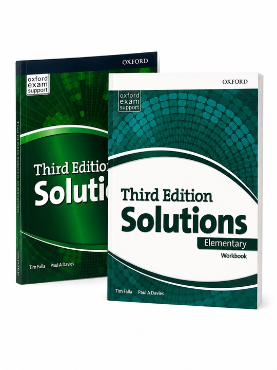 Solutions, Elementary, Third Edition, Student's Book+Workbook, A4 Format