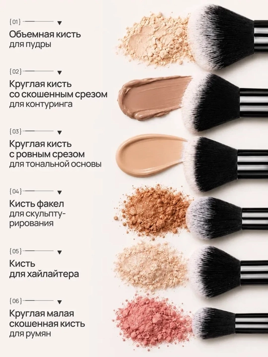 Набор кистей для макияжа 15 штук, профессиональный комплект кистей в чехле для косметики