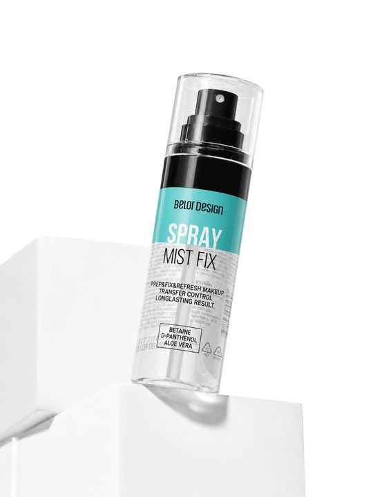 Belor Design Spray Mist Fix Makiyaj Fiksatori, 24 soatgacha bardoshli, 50 ml