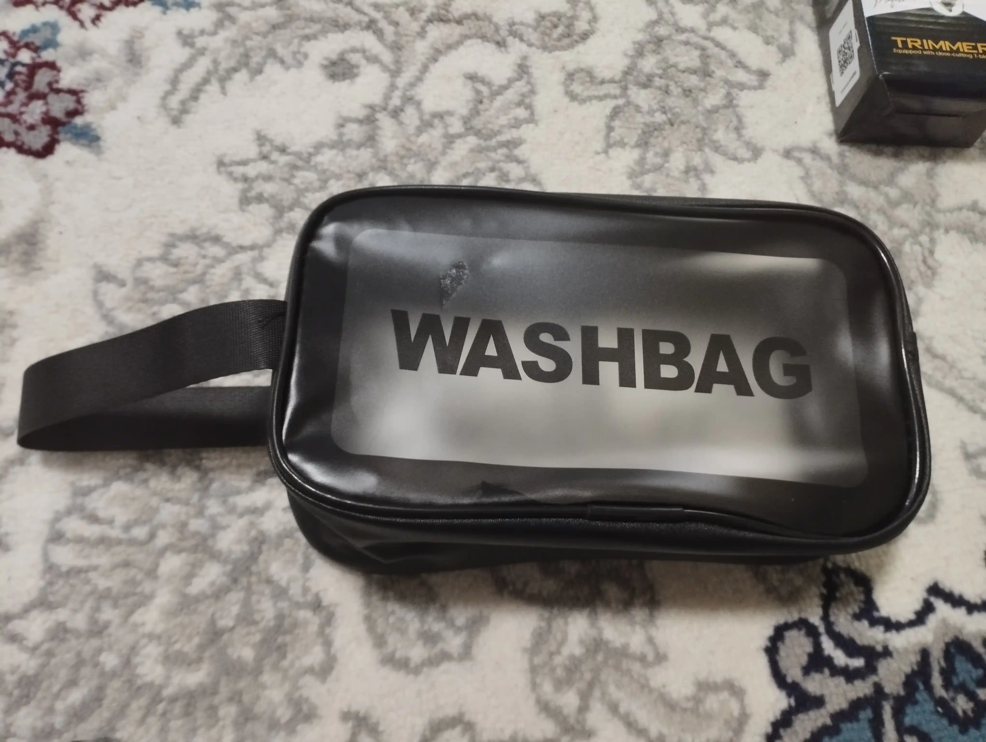 “WASHBAG” 4 xil o‘lchamli va 4 rangli suv o‘tkazmaydigan kosmetik sumkalar (PVX-neylon)