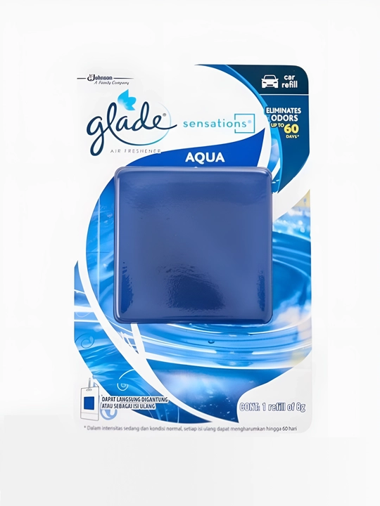 Glade Sensations гелевый ароматизатор для автомобиля, сменный блок 8 г