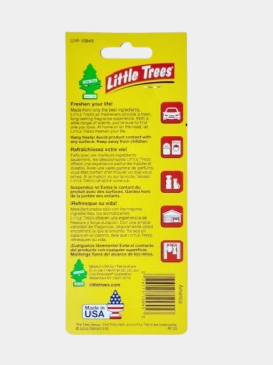 Little Trees avtomobil uchun osma xushbo‘ylantirgich, Vanilla va Black Ice