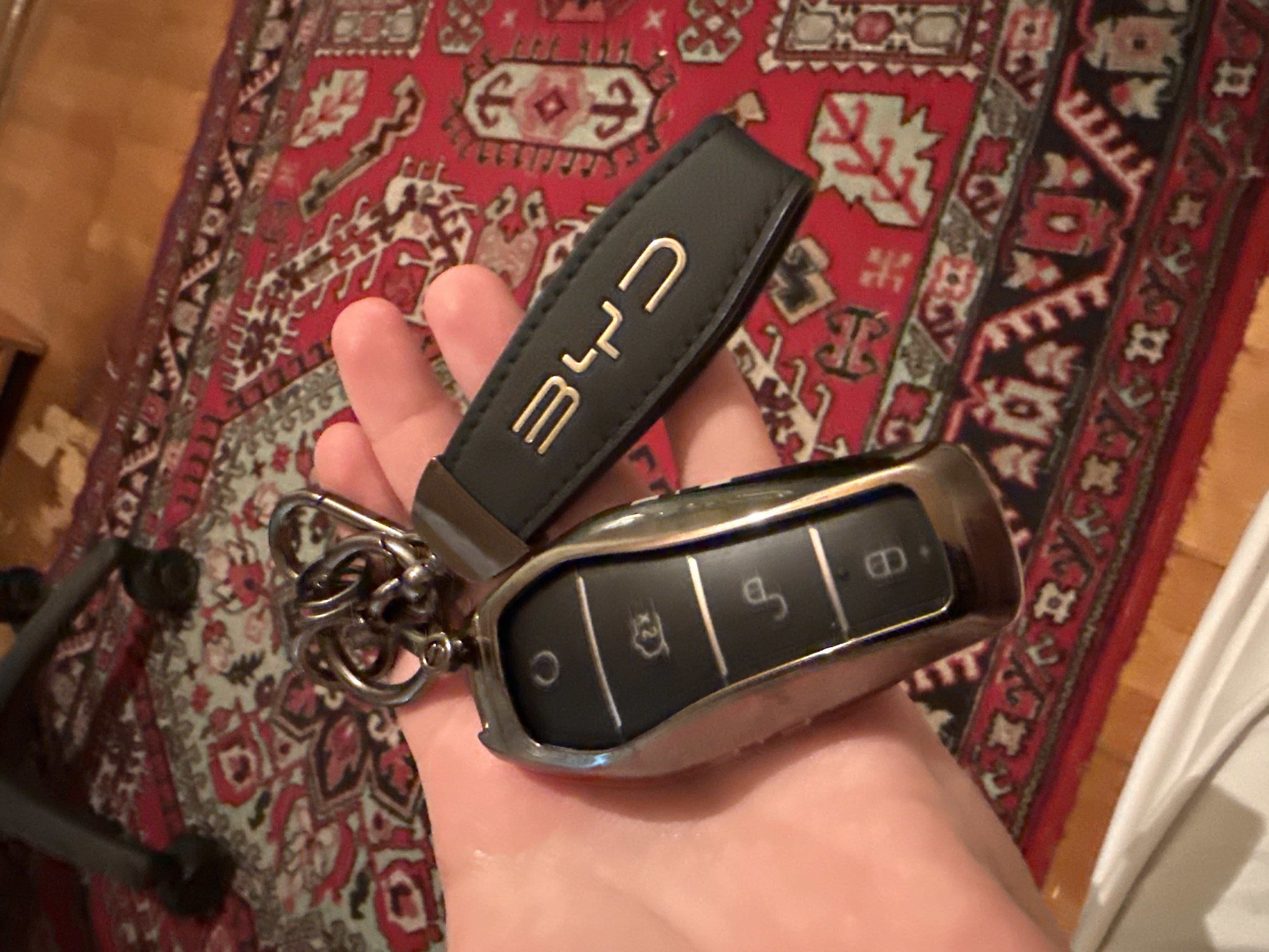Кожаный чехол для ключа BYD
